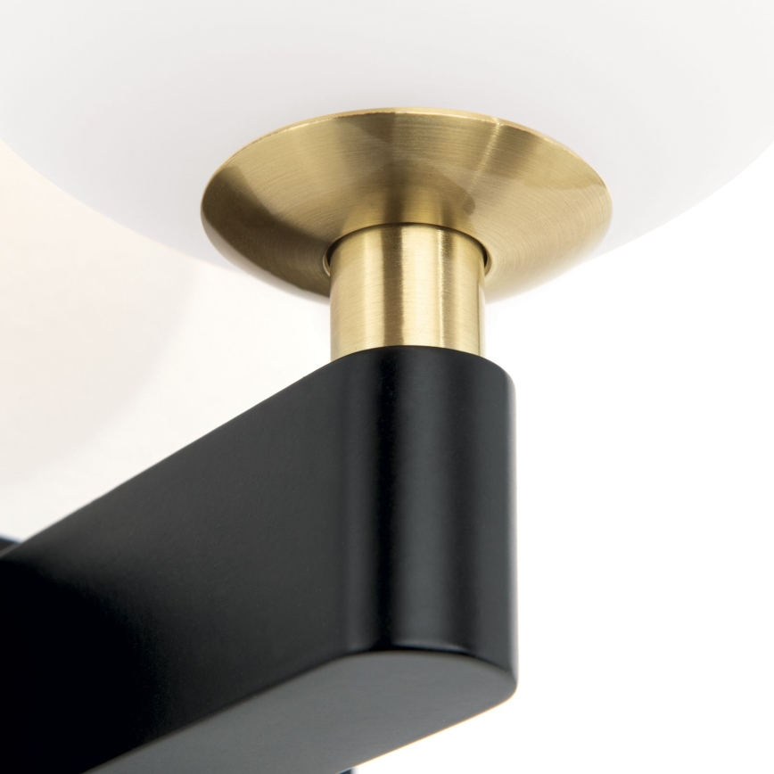 Vannas istabas sienas lampa MARA 1xG9/20W/230V IP44 melna
