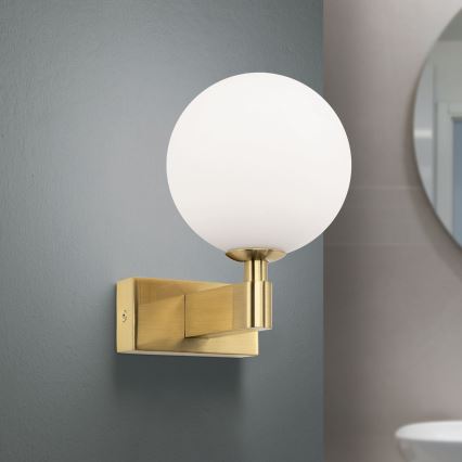 Vannas istabas sienas lampa MARA 1xG9/20W/230V IP44 zelta