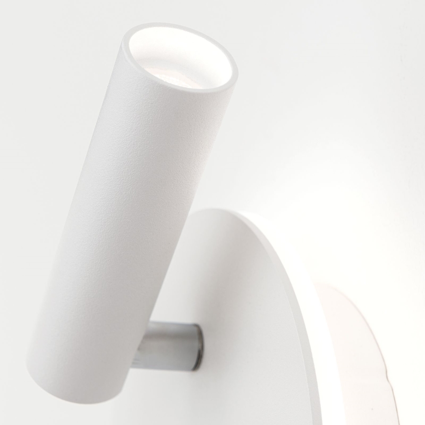 LED Sienas starmetis LENNY LED/6W/230V + LED/3W balta