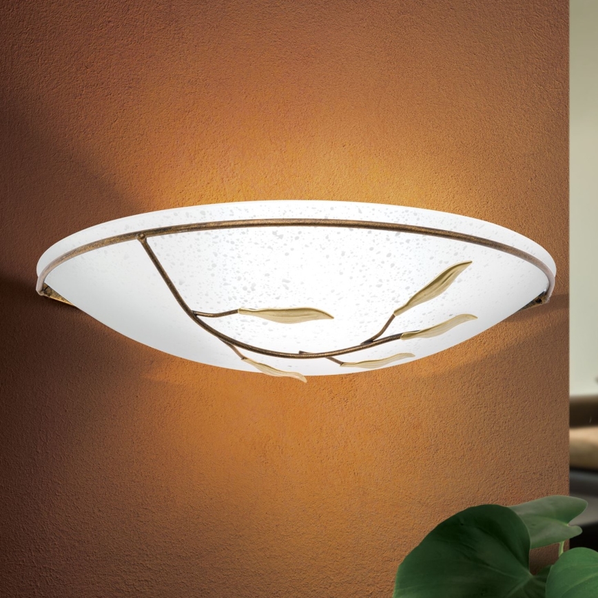 Orion WA 2-943/1 - Sienas lampa LUCA 1xE27/60W/230V bronza/patina