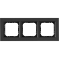 Ospel – SONATA trīskāršs stikla rāmis matētā melnā krāsā