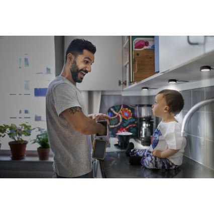 Osram - 3 LED zem skapja gaismekļu komplekts UNDERCABINET LED/3W/230V 3000K melns