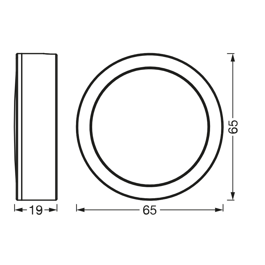 Osram - 3 LED zem skapja gaismekļu komplekts UNDERCABINET LED/3W/230V 3000K melns