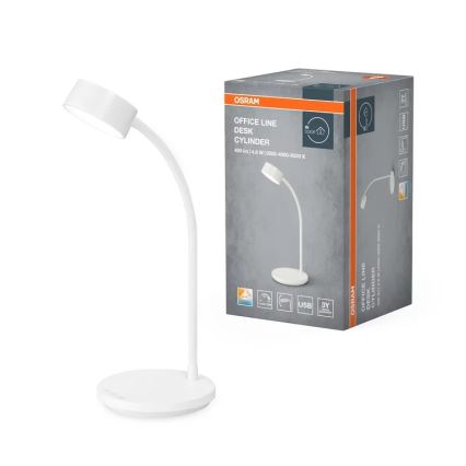Osram - LED dimējama galda lampa OFFICE LINE LED/4,8W/230V 3000/4000/6500K balta