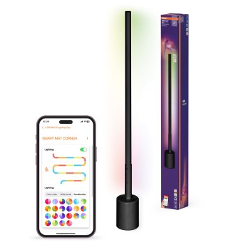 Osram - Aptumšojama LED RGBW grīdas lampa SMART+ FLOOR LED/8W/230V 2700-6500K Wi-Fi melna + tālvadības pults