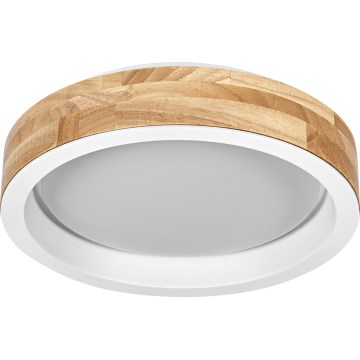 Osram - aptumšojams LED griestu gaismeklis MARIANO LED/16W/230V Ø 31 cm ozols/balts