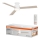 Osram - aptumšojams LED griestu ventilators BLADE LED/18W/230V 3000/4000/6000K + tālvadība
