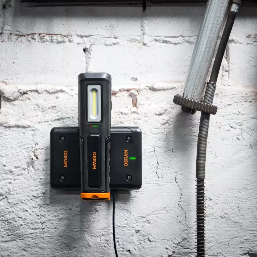 Osram - LED uzlādējamais inspekcijas lukturis ar regulējamu spilgtumu LEDINSPECT WIRE-FREE PRO 600 LED/5W/3,7V IP54 2600 mAh