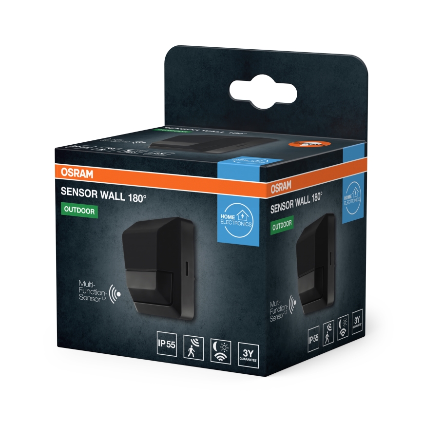 Osram - Āra infrasarkanais kustību sensors 230V IP55 antracīts