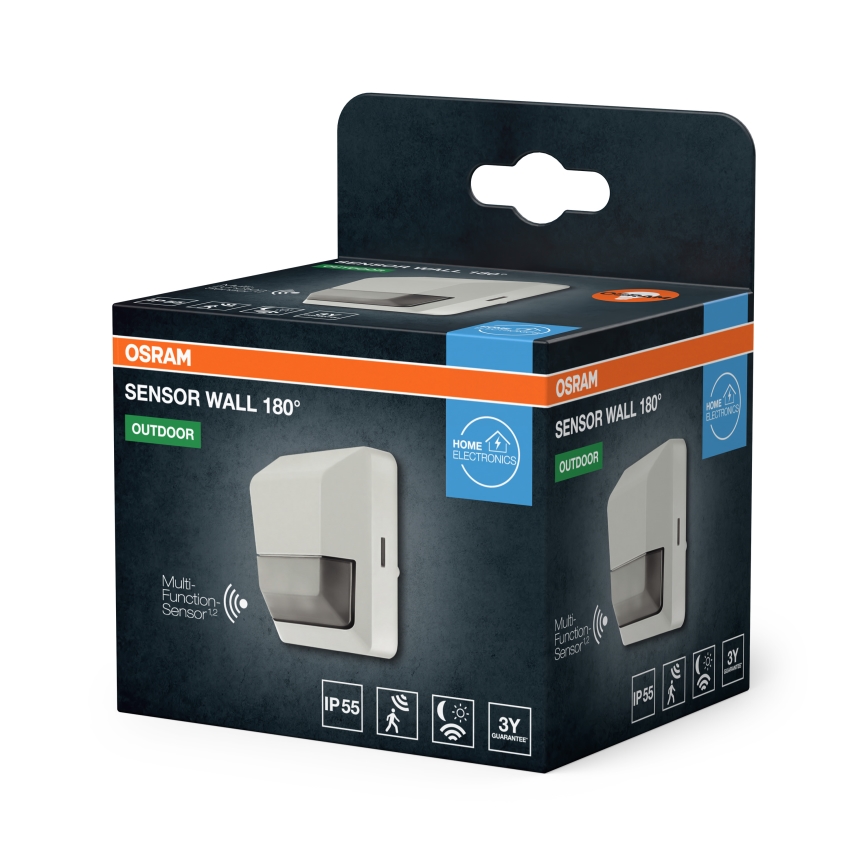 Osram - Āra infrasarkanais kustību sensors 230V IP55 balts