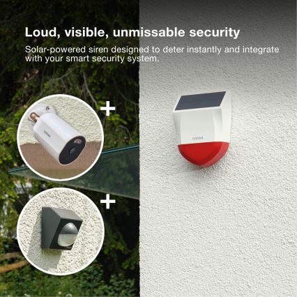 Osram - Āra saules alarms SMART+ 5V IP65 Wi-Fi