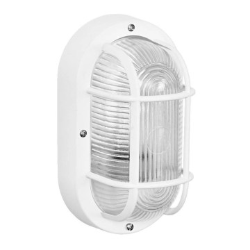 Osram - Āra sienas gaismeklis BULKHEAD 1xE27/10W/230V IP54 balts