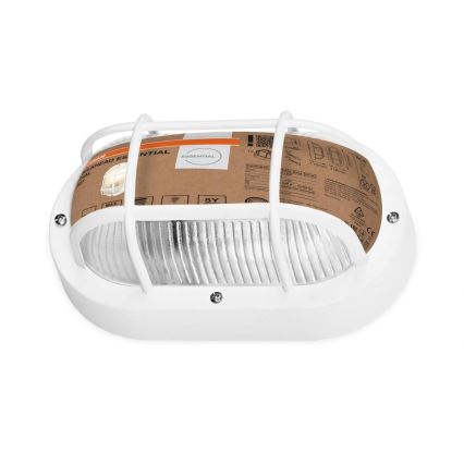 Osram - Āra sienas gaismeklis BULKHEAD 1xE27/10W/230V IP54 balts