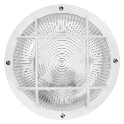 Osram - Āra sienas gaismeklis BULKHEAD 1xE27/10W/230V Ø 19 cm IP54 balts