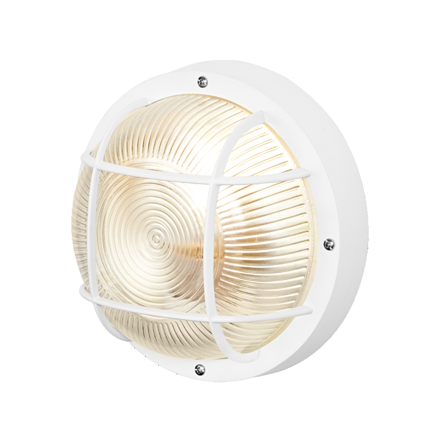 Osram - Āra sienas gaismeklis BULKHEAD 1xE27/10W/230V Ø 19 cm IP54 balts