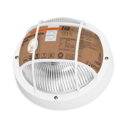 Osram - Āra sienas gaismeklis BULKHEAD 1xE27/10W/230V Ø 19 cm IP54 balts