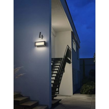Osram - Āra sienas gaismeklis ENDURA STYLE LED/10W/230V IP54 antracīts