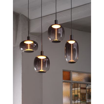 Osram - Barošanas kabelis NEEDLE PENDANT 4xE27/25W/230V antracīta krāsa