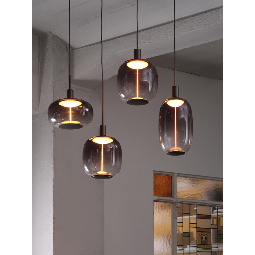 Osram - Barošanas kabelis NEEDLE PENDANT 4xE27/25W/230V antracīta krāsa