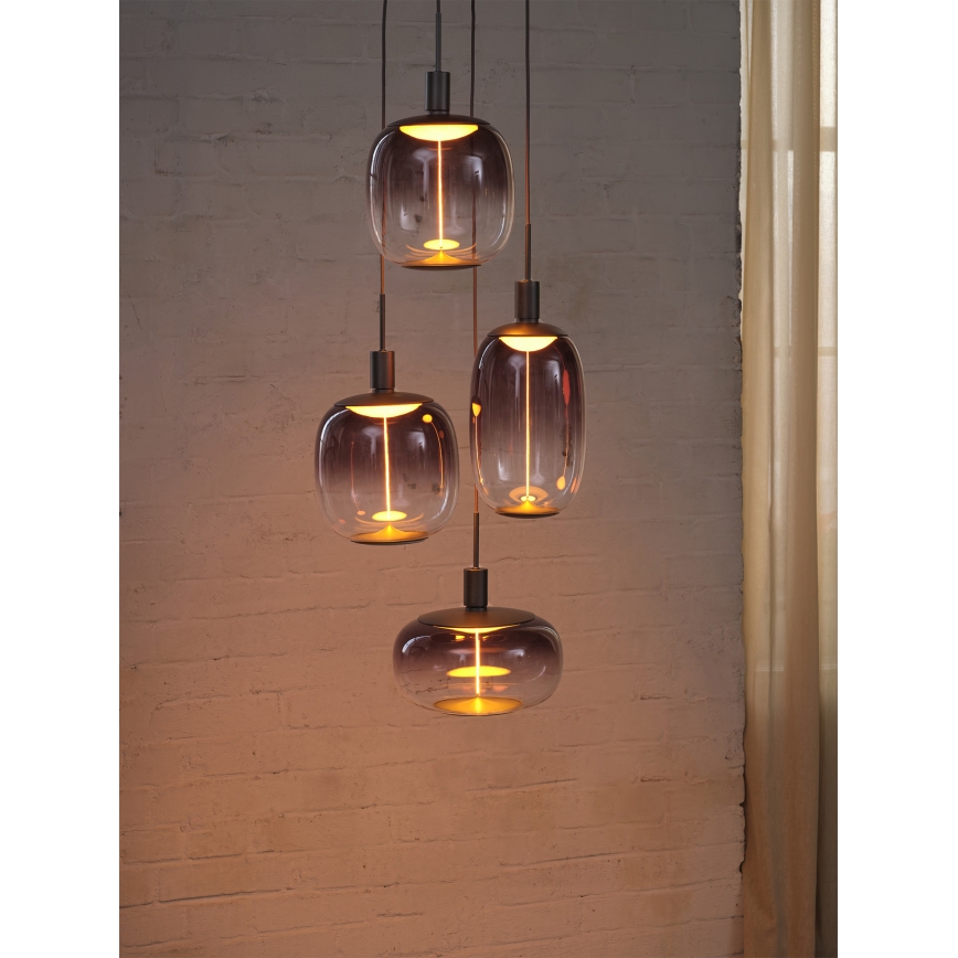 Osram - Barošanas kabelis NEEDLE PENDANT 4xE27/25W/230V antracīts