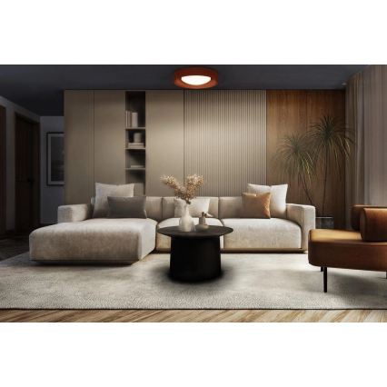 Osram - LED Dimējams griestu gaismeklis ORBIS CONCRETE LED/18W/230V Ø 40 cm brūns/betons
