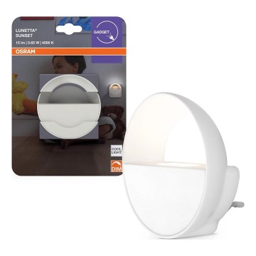 Osram - dimējama LED nakts gaisma LUNETTA LED/0,65W/230V