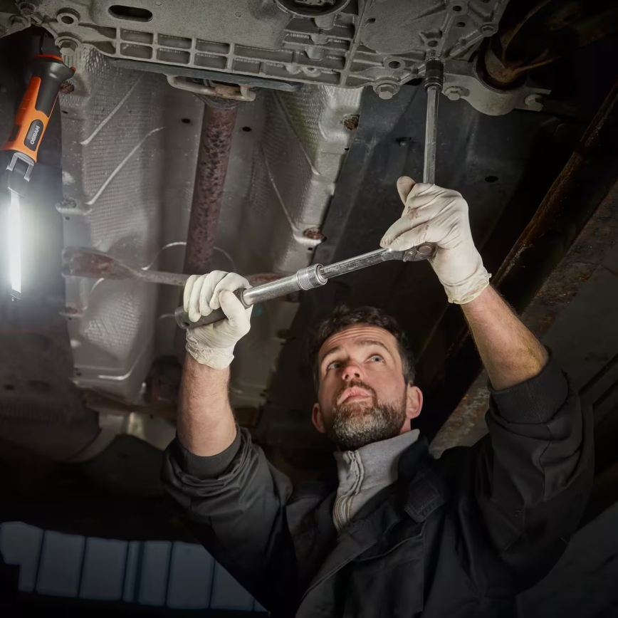 Osram - regulējams uzlādējamais LED lukturis LEDINSPECT SLIM MAX1000 LED/9W/3,7V IP65