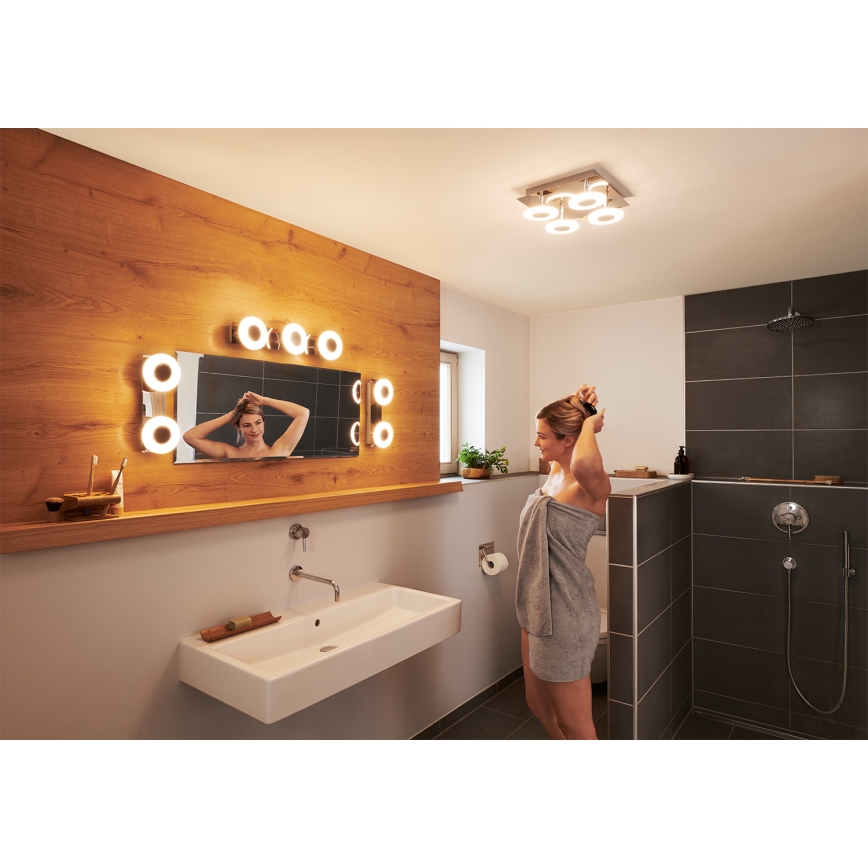 Osram - LED dimējams vannas istabas griestu gaismeklis SMART+ WAVE LED/24W/230V 3000-6500K IP44 Wi-Fi