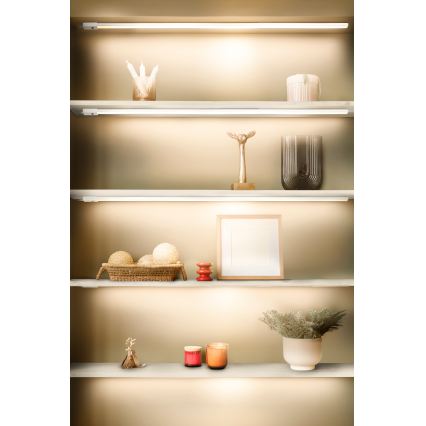 Osram - LED gaismeklis zem skapja ar regulējamu spilgtumu un kustību sensoru BATTEN LED/16W/230V 2700/4000/6500K 119,1 cm balts