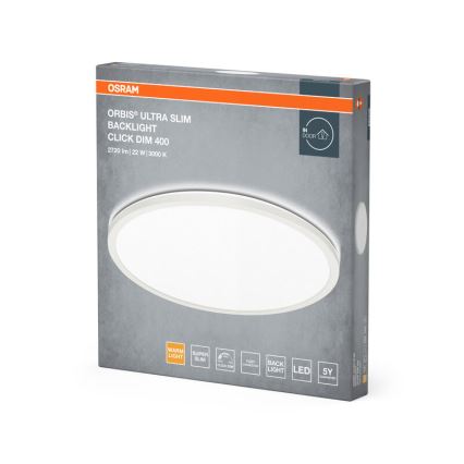 Osram - dimmējams LED griestu gaismeklis ORBIS LED/22W/230V, balts