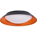 Osram - dimmējams LED griestu gaismeklis ORBIS PLATE LED/45W/230V Ø 48 cm oranžs/melns