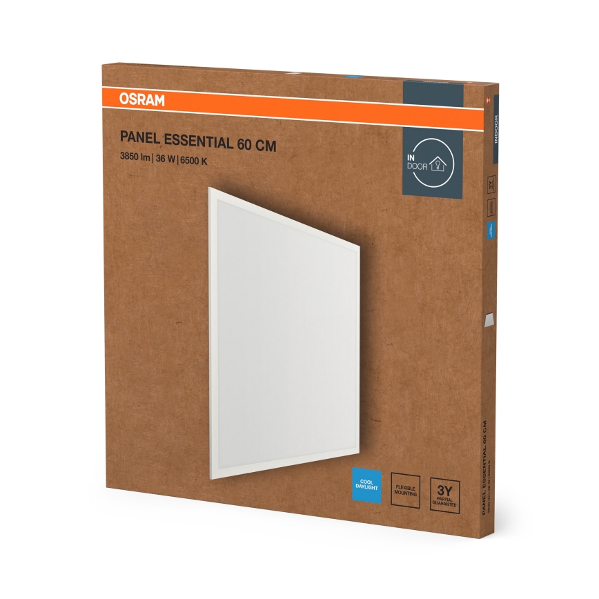 Osram - iebūvējamais LED griestu panelis ESSENTIAL LED/36W/230V 6500K 59,6x59,6 cm balts