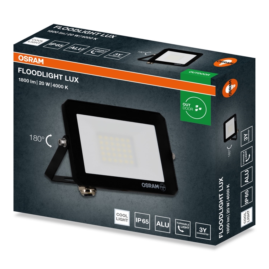 Osram - FLOODLIGHT LED prožektors 20W/230V 4000K IP65