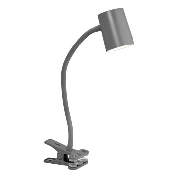 Osram - Galda lampa ar skavu DESK LINE 1xGU10/9W/230V pelēka