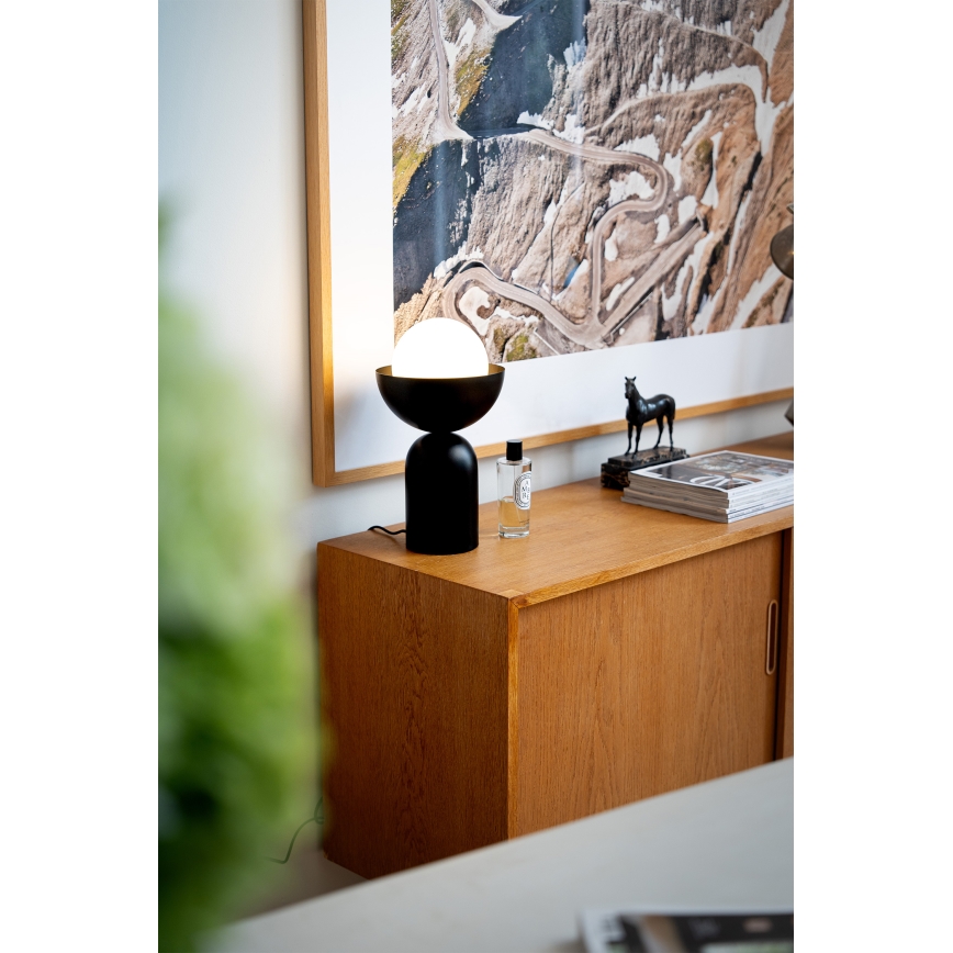 Osram - Galda lampa DECOR BOWL 1xE14/25W/230V melna