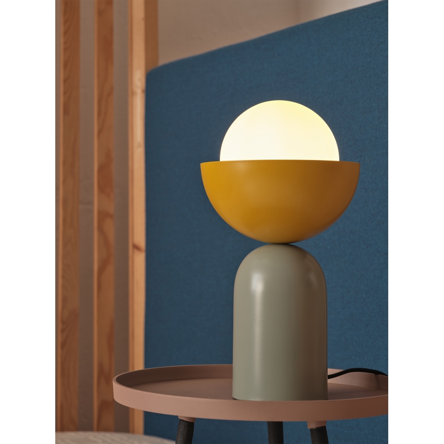 Osram - galda lampa DECOR BOWL 1xE14/25W/230V zaļa/dzeltena