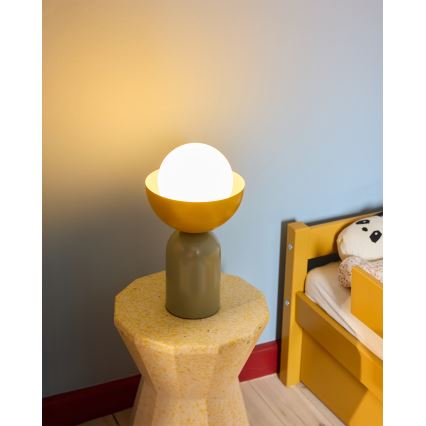 Osram - galda lampa DECOR BOWL 1xE14/25W/230V zaļa/dzeltena