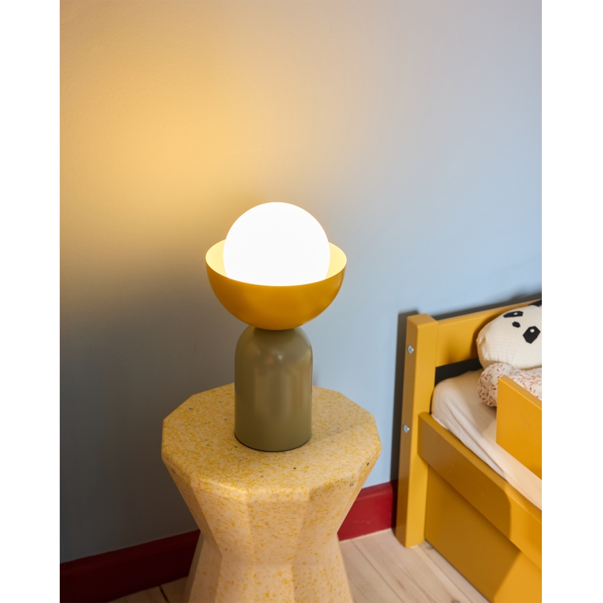 Osram - galda lampa DECOR BOWL 1xE14/25W/230V zaļa/dzeltena