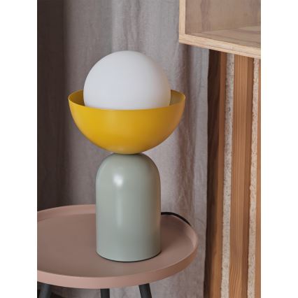 Osram - galda lampa DECOR BOWL 1xE14/25W/230V zaļa/dzeltena