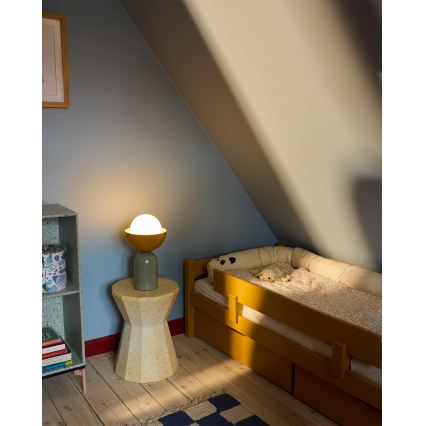 Osram - galda lampa DECOR BOWL 1xE14/25W/230V zaļa/dzeltena