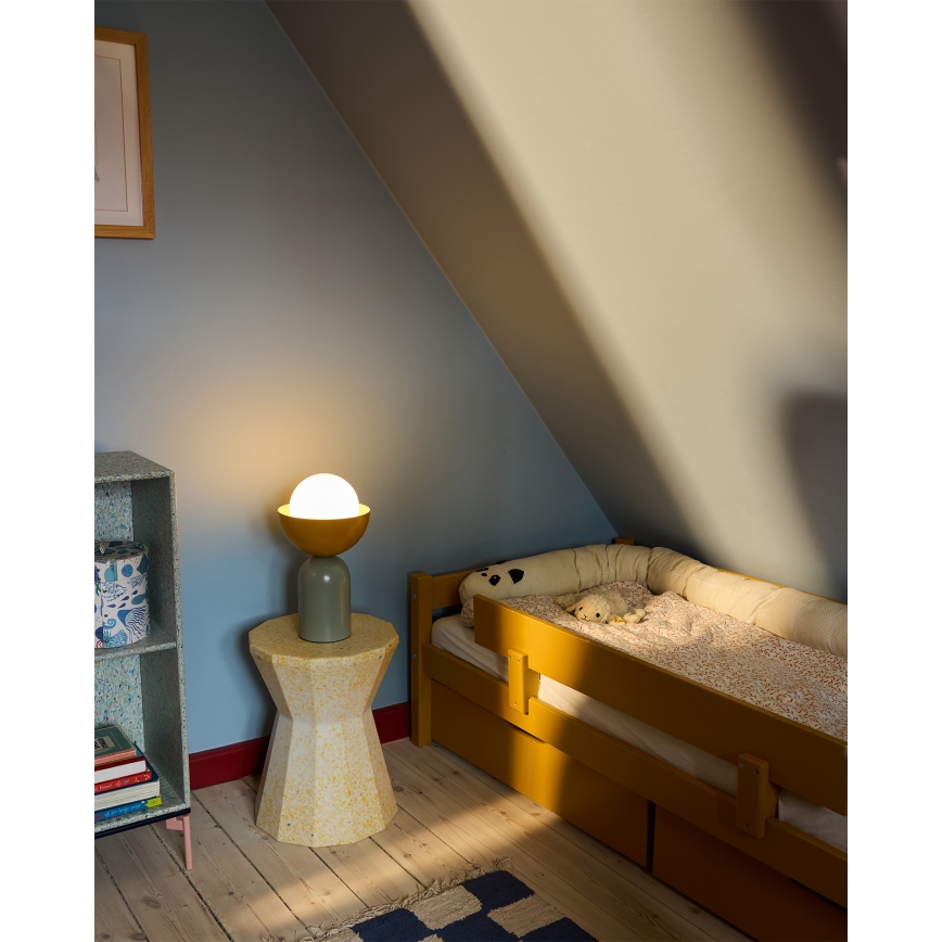 Osram - galda lampa DECOR BOWL 1xE14/25W/230V zaļa/dzeltena