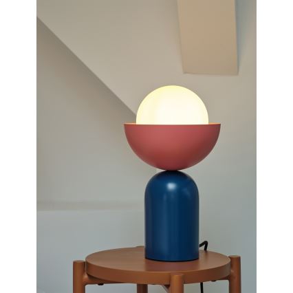 Osram - Galda lampa DECOR BOWL 1xE14/25W/230V zila/rozā