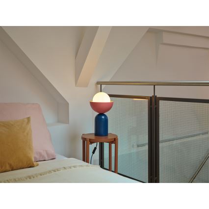 Osram - Galda lampa DECOR BOWL 1xE14/25W/230V zila/rozā