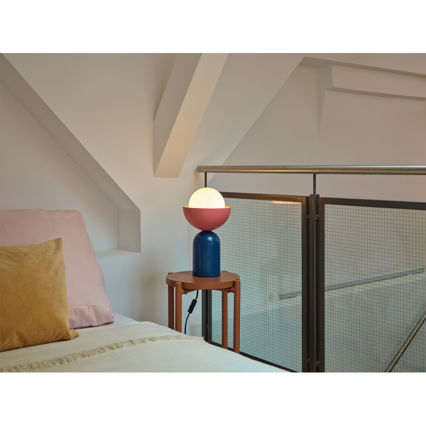 Osram - Galda lampa DECOR BOWL 1xE14/25W/230V zila/rozā