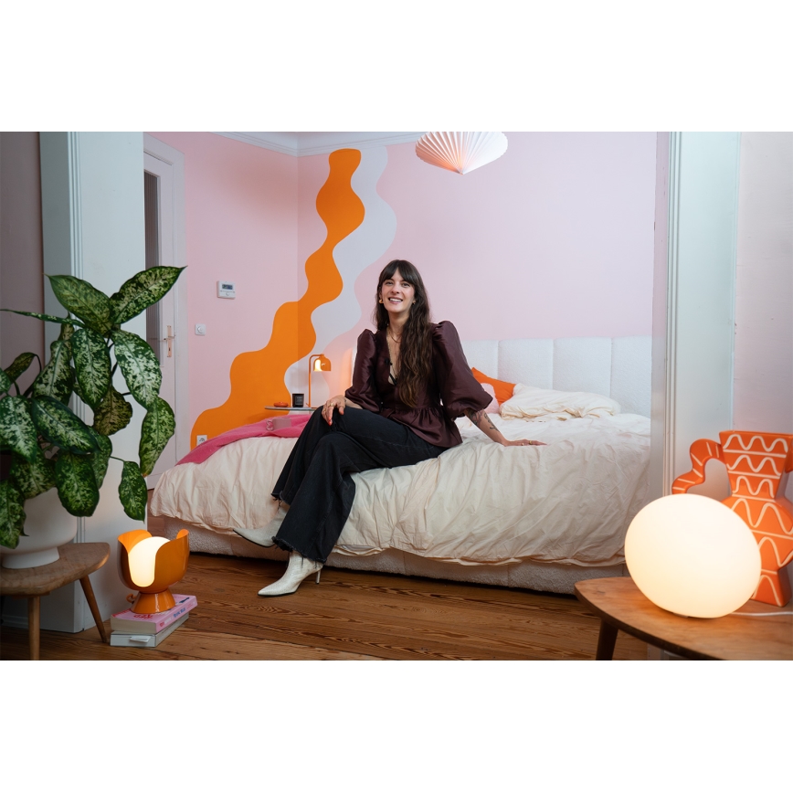 Osram - Galda lampa DECOR COROLLE 1xG9/20W/230V oranžā