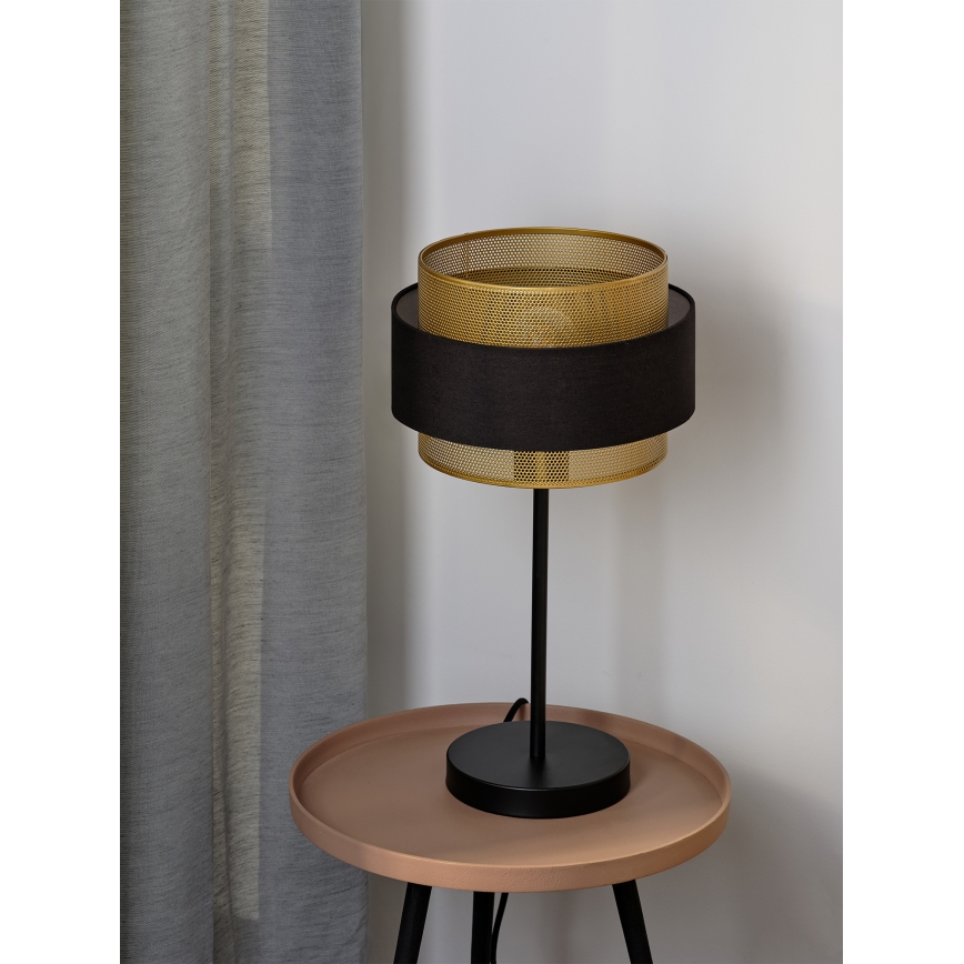 Osram - Galda lampa DECOR HORNET 1xE27/10W/230V melna/zelta