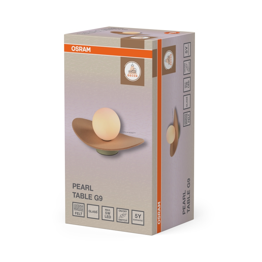 Osram - Galda lampa DECOR PEARL 1xG9/5W/230V bēša
