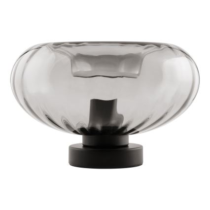 Osram - Galda lampa DECOR SMOKE 1xE27/12W/230V melna/dūmaina pelēka