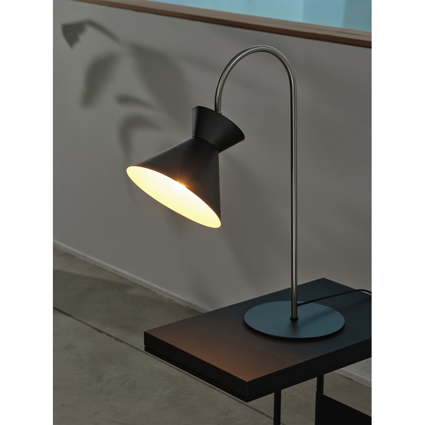 Osram - Galda lampa DECOR WAIST 1xE27/40W/230V melna