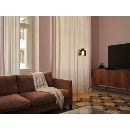 Osram - Grīdas lampa DECOR COROLLE 1xE27/15W/230V melna/zeltaina